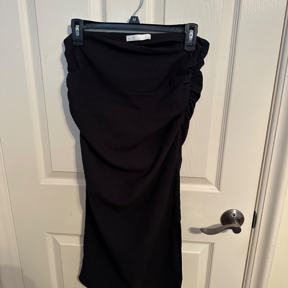 OAK + Fort Textured Midi Skirt - Picture 3 of 6